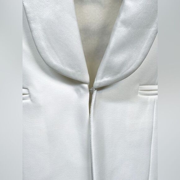 Generation Love Argo Crystal Trimmed Satin & Crepe Blazer size XS - Picture 9 of 16